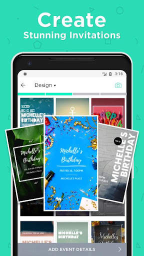 Hobnob - Invitation Card Maker screenshot 1