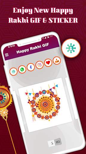 Rakhi GIF : Raksha Bandhan Stickers For Whatsapp screenshot 4