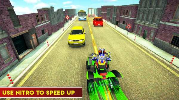 Quad 4x4 Bike Racing: Endless Road New Game 2020 screenshot 3