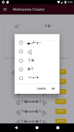 Nickname maker for free Fir3 screenshot 6