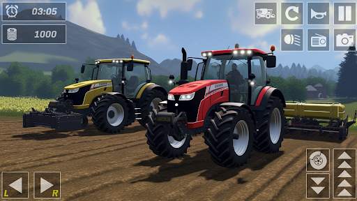 Farmland Tractor Farming Games screenshot 3