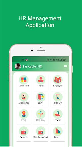 HRMS App, Online Time tracker 4 تصوير الشاشة
