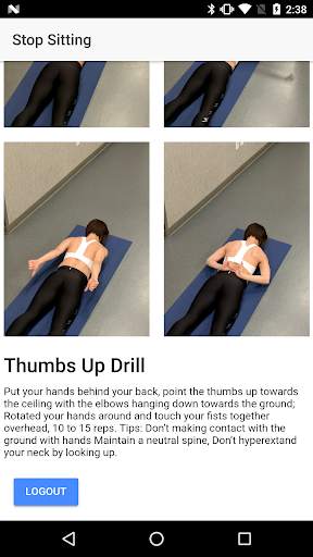 Stop Sitting - Workout Reminder using Google Home screenshot 2