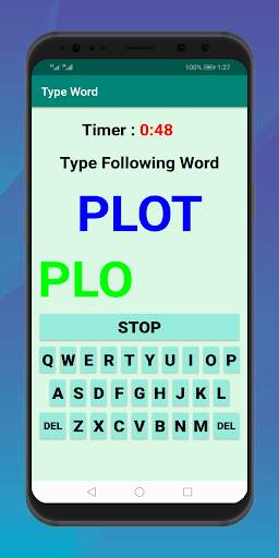 Catch Word - Typing Game screenshot 2