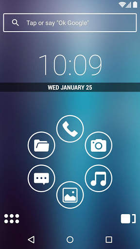 SL2 Theme for Smart Launcher screenshot 1