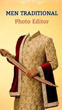 Men Traditional Dresses Photo Suit Editor screenshot 1