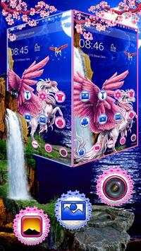 Unicorn 3D Parallax Theme🐎 screenshot 1