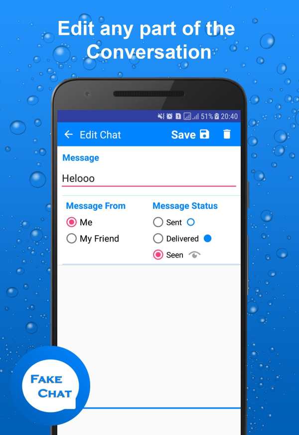 Fakenger - Fake chat messages Prank chat screenshot 7