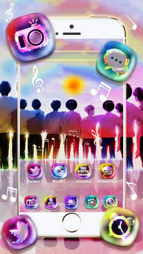 Music Boys Band Themes Live Wallpapers screenshot 4