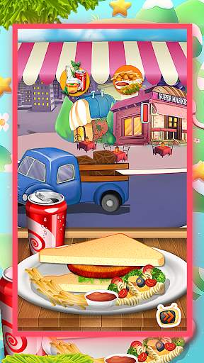sandwich maker baking fun games screenshot 4
