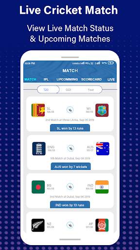 Live Cricket Score - Live Score For IPL 2021 screenshot 2