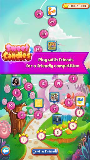 Sweet Candies 2 - Match 3 screenshot 5