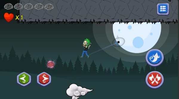 Granny spillz zombie funny swing: platform game screenshot 1
