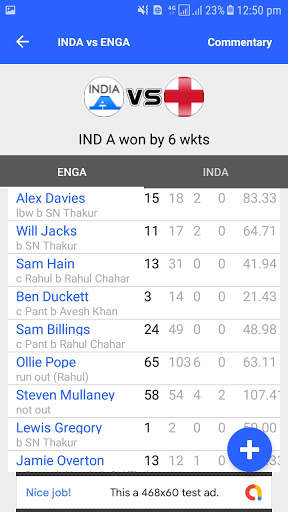 iCrickinfo Live Cricket Score screenshot 5