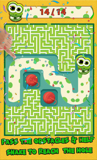 Wacky Snake Maze Game 2021: Worm Free Game Zone screenshot 4