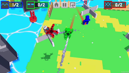 Robot Battle 1234 player offline mutliplayer game screenshot 4