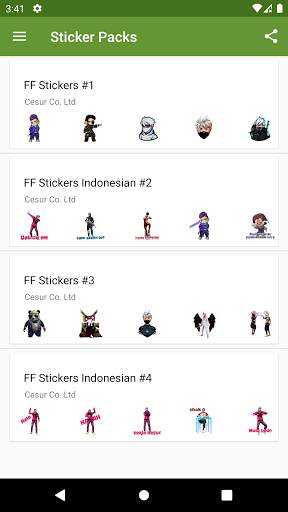 FF Stickers for WhatsApp 2021 screenshot 1