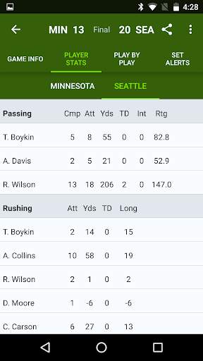 Sports Alerts - NFL edition screenshot 6