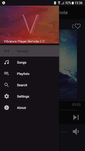 Vibrance Player Remote 3 تصوير الشاشة
