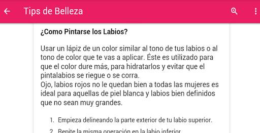Tips De Belleza screenshot 7
