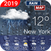 Daily Weather Forecast Rain Map, Local Weather App иконка