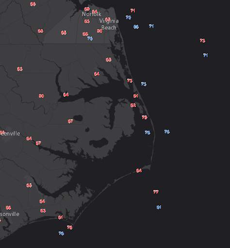 Ocean Water Temperatures screenshot 1