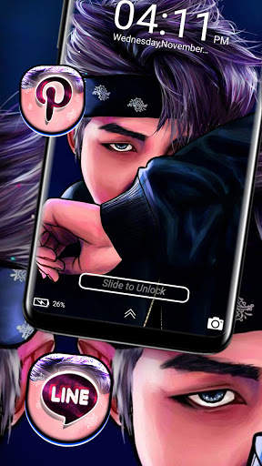 Fantasy Boy Launcher Theme screenshot 4