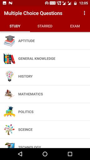 Multiple Choice Questions screenshot 1