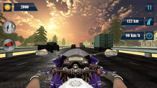 Highway Traffic Bike Racing screenshot 1