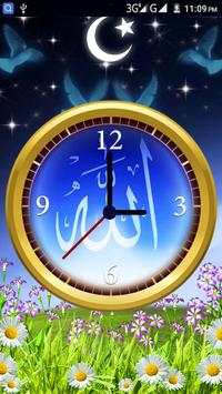Allah Clock Live Wallpaper स्क्रीनशॉट 2