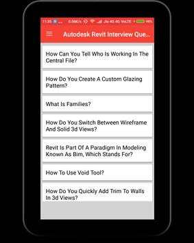 Autodesk Revit Interview Question screenshot 9