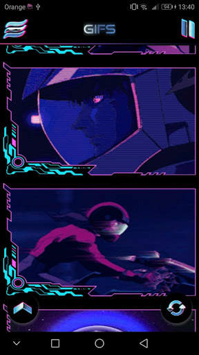 Retrowave Wallpapers - Live Wallpapers,GIF & Radio screenshot 3
