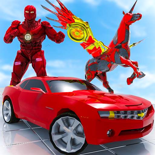 Unicorn Transform Robot City Attack: Robot Games 1.3