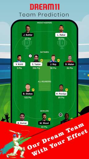Dream Team 11 - Team Prediction & Team11 Tips screenshot 2