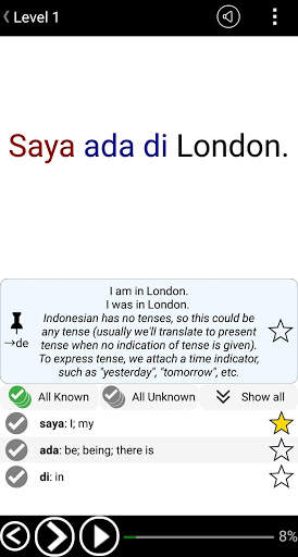 Read & Learn Indonesian screenshot 1