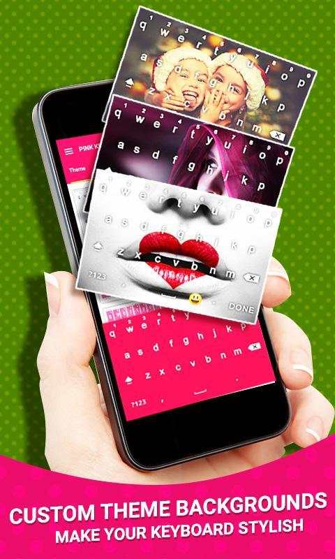 Pink Keyboard screenshot 2