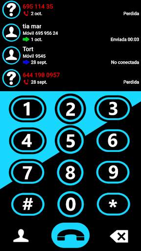 THEME EXDIALER MIXER HOLO BLK screenshot 1