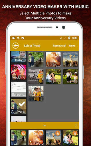 Anniversary Video Maker With Music Pro screenshot 1