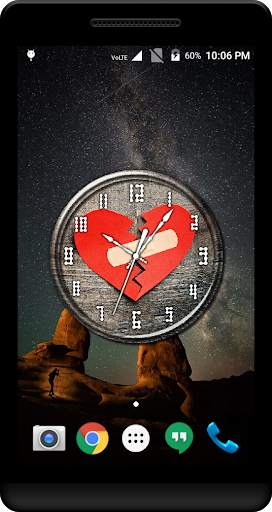 Broken Heart Clock Live WP screenshot 2