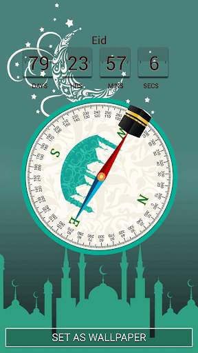 Qibla Compass Live Wallpaper screenshot 8
