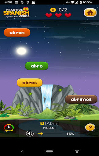 Learn Spanish Verbs Game स्क्रीनशॉट 7