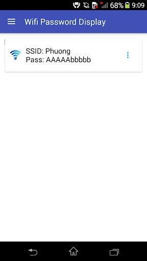 WiFi Password Display (rooted) screenshot 1