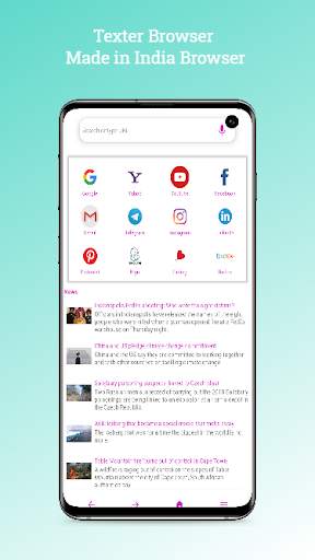 Texter Browser : Browser app for android скриншот 1