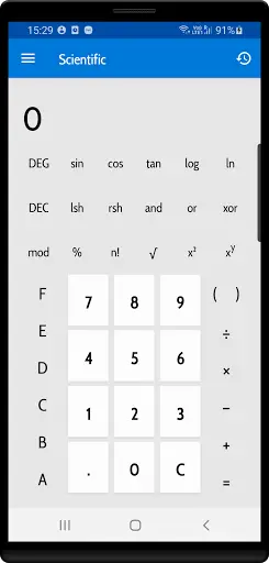 Windows Calculator स्क्रीनशॉट 2