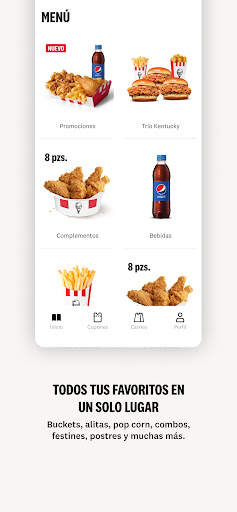 KFC APP - Ec, Co, Cl, Ar y Ve screenshot 4