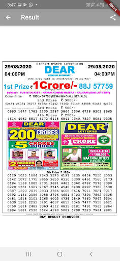 Dhankesari Lottery Results screenshot 5