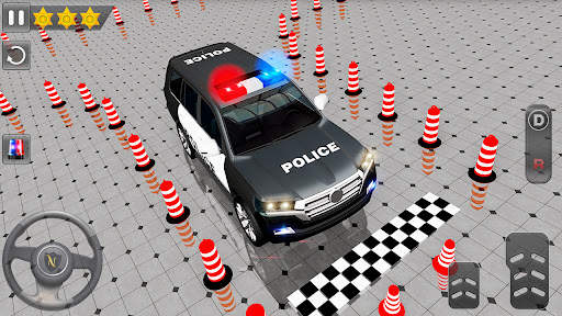 Modern Police Car Parking Game screenshot 1