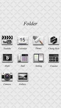WhiteASecond Go Launcher Theme screenshot 3
