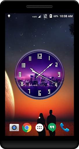 Night Clock Live Wallpaper screenshot 4