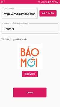 Web2App screenshot 2